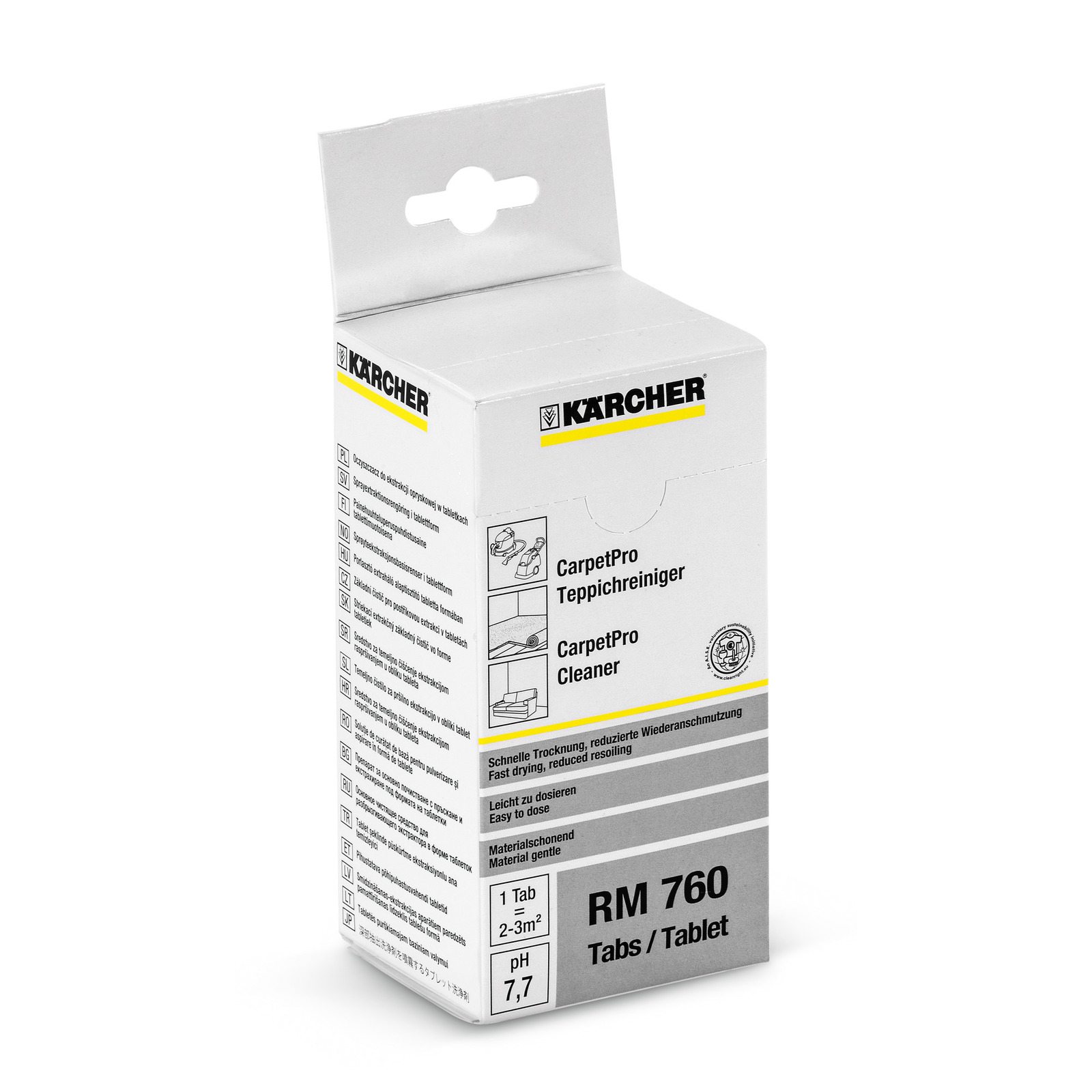 Karcher RM 760 Carpet Cleaning iCapsol Tablets 16 Count 6.290-828.0 Encapsulation No Rinse Technology 6.295-850.0